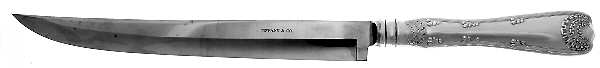 Wave Edge (Sterling, 1884) Large Stainless Blade Roast Carving Knife