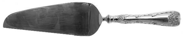 Wave Edge (Sterling, 1884) Pie & Cake Server with Stainless Blade