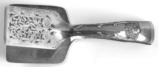 Wave Edge (Sterling, 1884) Solid Piece Aspragus Tongs