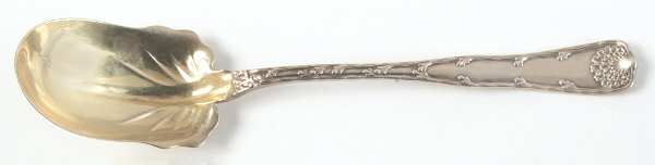 Wave Edge (Sterling, 1884) Solid Salad Serving Spoon