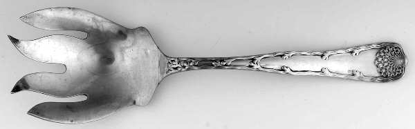 Wave Edge (Sterling, 1884) Vegetable Serving Fork (Solid)