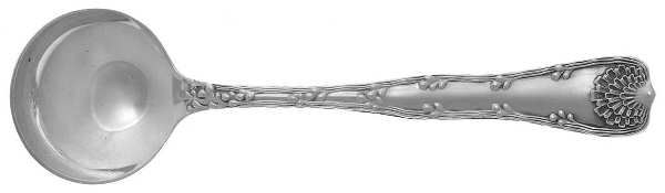 Wave Edge (Sterling, 1884) Round Bowl Soup Spoon (Bouillon)