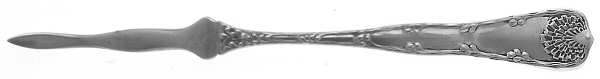 Wave Edge (Sterling, 1884) Solid Nut Pick