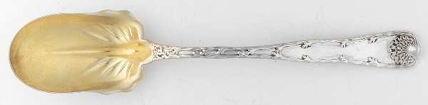 Wave Edge (Sterling, 1884) Oversize Solid Salad Serving Spoon