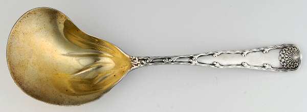 Wave Edge (Sterling, 1884) Berry Casserole Spoon w/Kidney Bowl