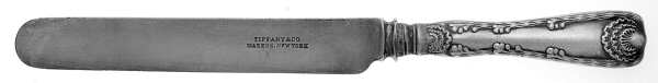 Wave Edge (Sterling, 1884) Dessert/Tea Knife with Silverplate Blade