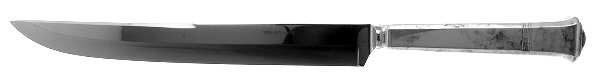Windham (Sterling, 1923, No Monograms) Large Stainless Blade Roast Carving Knife