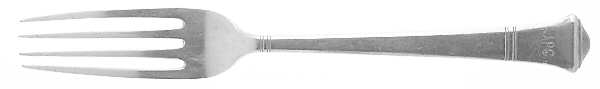 Windham (Sterling, 1923, No Monograms) Solid Youth Tea Fork