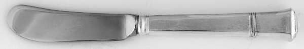 Windham (Sterling, 1923, No Monograms) Butter Spreader Hollow Hdl-Paddle/Stainless Blade