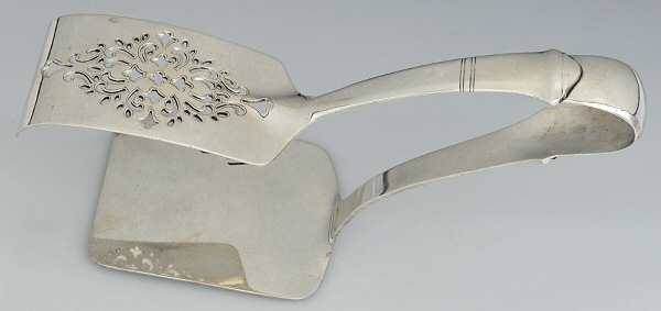 Windham (Sterling, 1923, No Monograms) Solid Piece Aspragus Tongs