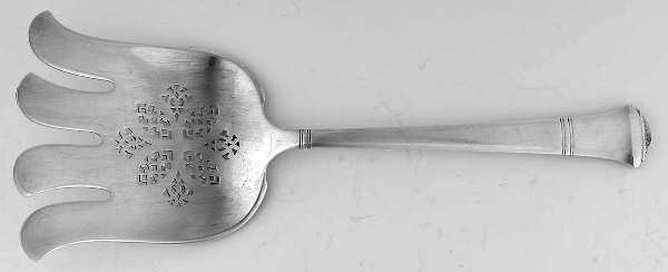 Windham (Sterling, 1923, No Monograms) Large Solid Asparagus Serving Fork