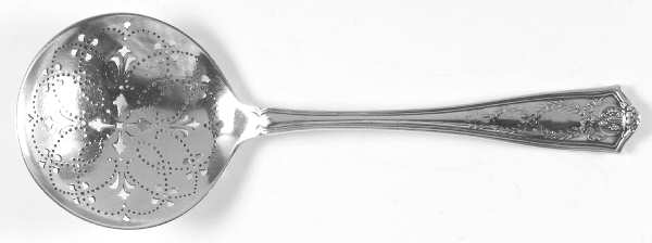 Winthrop (Sterling, 1909) Large Pierced Pea Serving Spoon