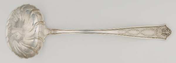 Winthrop (Sterling, 1909) Solid Oyster Ladle with Fluted Bowl