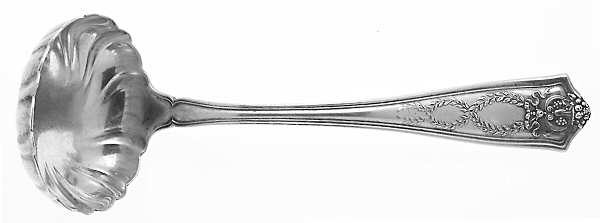 Winthrop (Sterling, 1909) Gravy Ladle with Hemispherical Bowl