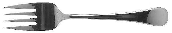Drake (Stainless) Medium Solid Cold Meat Serving Fork by Tools of The Trade