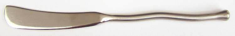Exotique Platinum (Stainless) Flat Handle Butter Spreader