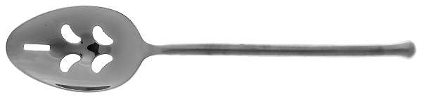 Exotique Platinum (Stainless) Pierced Tablespoon (Serving Spoon)