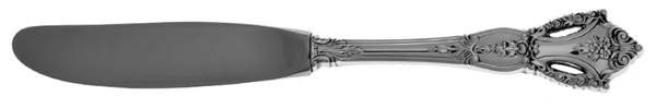 Beauvoir (Sterling, 1967) Modern Hollow Butter Spreader (Stainless)