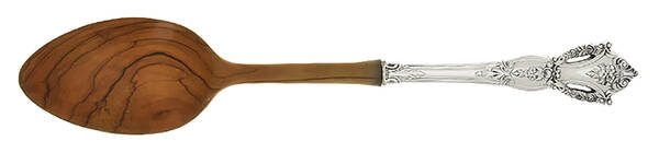 Beauvoir (Sterling, 1967) Salad Serving Spoon Wooden Bowl