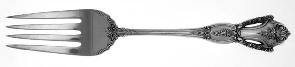Beauvoir (Sterling, 1967) Medium Solid Cold Meat Serving Fork