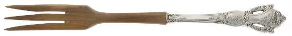 Beauvoir (Sterling, 1967) Salad Serving Fork Wooden Prongs