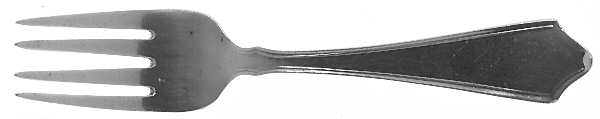 Classic Antique (Sterling, 1935) Fork-Baby