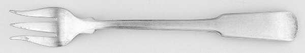 Colonial Fiddle (Sterling, 1925-1974) Oyster Fork