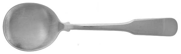 Colonial Fiddle (Sterling, 1925-1974) Round Bowl Soup Spoon (Cream Soup)