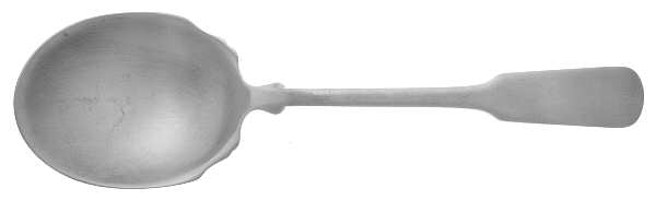 Colonial Fiddle (Sterling, 1925-1974) Solid Salad Serving Spoon