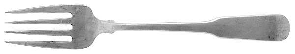 Colonial Fiddle (Sterling, 1925-1974) Individual Salad Fork