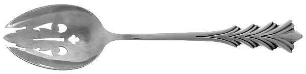 Crest of Arden (Sterling, 1954) Pierced Tablespoon (Serving Spoon)