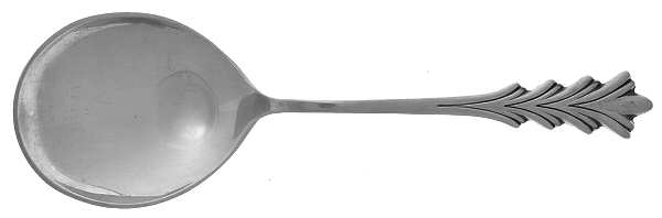 Crest of Arden (Sterling, 1954) Solid Salad Serving Spoon