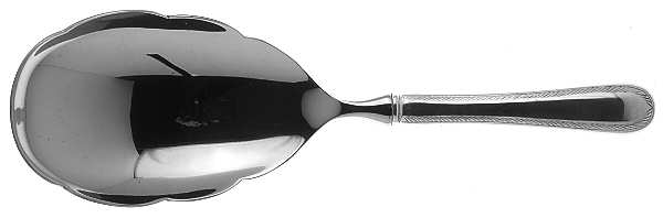 Feather Edge (Sterling, 1938, Rice Spoon-Stainless Bowl