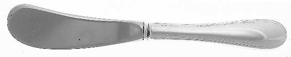 Feather Edge (Sterling, 1938, Butter Spreader Hollow Hdl-Paddle/Stainless Blade