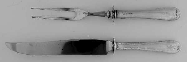 Feather Edge (Sterling, 1938, Small Steak 2-Piece Carving Set w/Stainless Blade