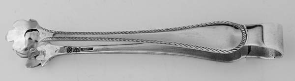 Feather Edge (Sterling, 1938, Large Sugar Tongs