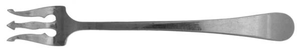 Hannah Hull (Sterling, 1927-1974) Short Handle 3 Tine Pickle/Olive Fork