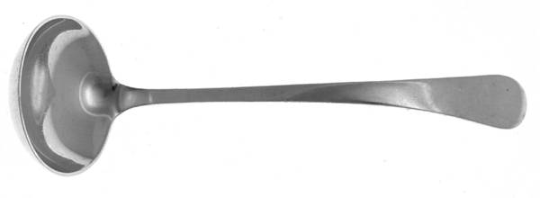 Hannah Hull (Sterling, 1927-1974) Solid Piece Cream Ladle