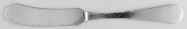 Hannah Hull (Sterling, 1927-1974) Large Flat Handle Butter Spreader