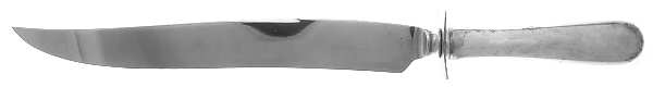 Hannah Hull (Sterling, 1927-1974) Large Stainless Blade Roast Carving Knife