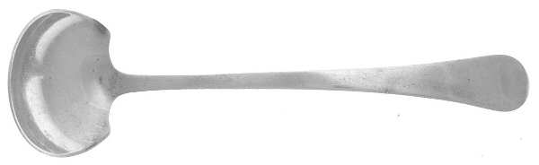 Hannah Hull (Sterling, 1927-1974) Solid Piece Cream Ladle