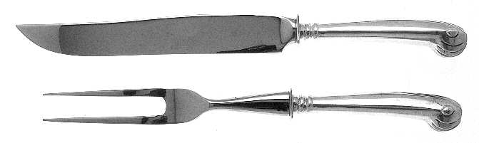Onslow (Sterling, 1931-1974) Small 2-Piece Steak Carving Set w/Stainless Blade