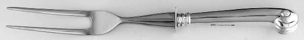 Onslow (Sterling, 1931-1974) Small Steak Carving Fork with Stainless Prongs