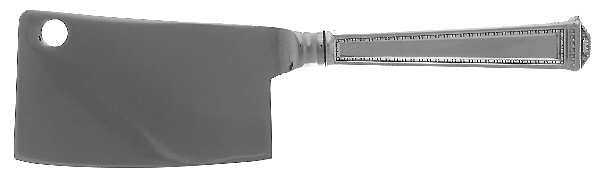 Pantheon (Sterling) Cheese Cleaver with Stainless Blade
