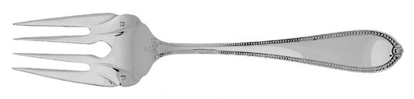 Triumph (Sterling) Large Solid Cold Meat Serving Fork