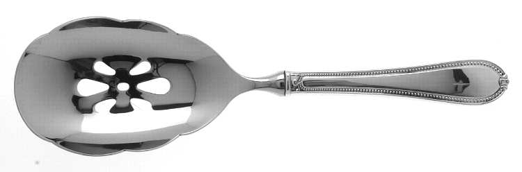Triumph (Sterling) Pierced Serving Spoon with Stainless Bowl