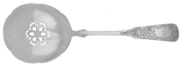 1690-Engraved (Sterling, 1980) Tomato Server, Solid Piece by Towle Silver