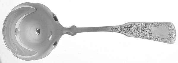 1690-Engraved (Sterling, 1980) Solid Gravy Ladle