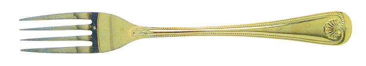 Abbey Shell (Gold Electroplate) Fork