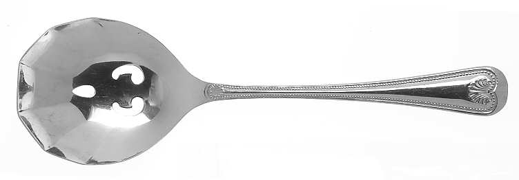 Abbey Shell (Stainless) Pierced Tablespoon (Serving Spoon)